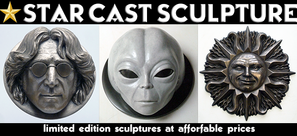 star cast sculpture